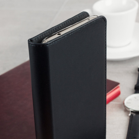Olixar Genuine Leather Huawei Mate 9 Executive Wallet Case - Black