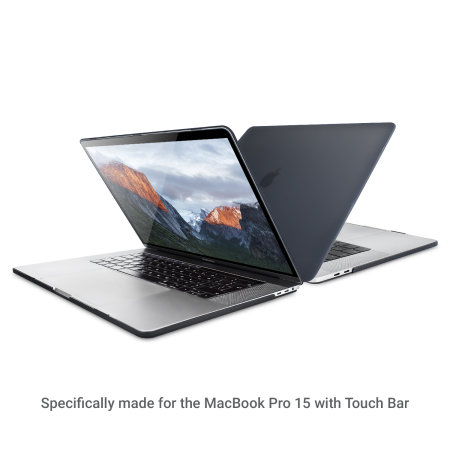 Olixar ToughGuard MacBook Pro 15 med Touch Bar Hårt skal - Svart