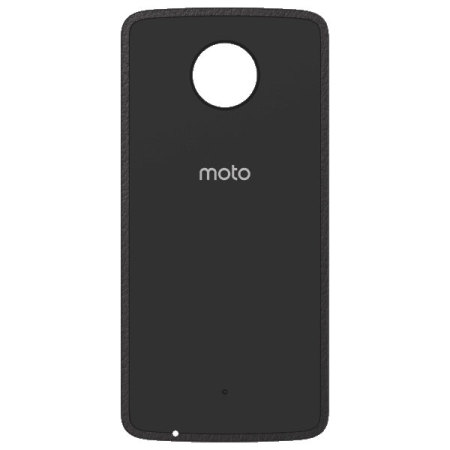 Cache Batterie Officiel Motorola Moto Z Simili Cuir - Noir