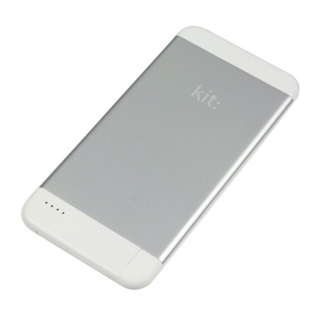 Kit Executive 4,100mAh Portable MFi Lightning Power Bank - Silver