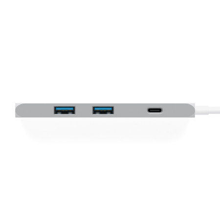 Satechi Slim USB C to HDMI 4K Multi-Port Adapter Hub - Silver