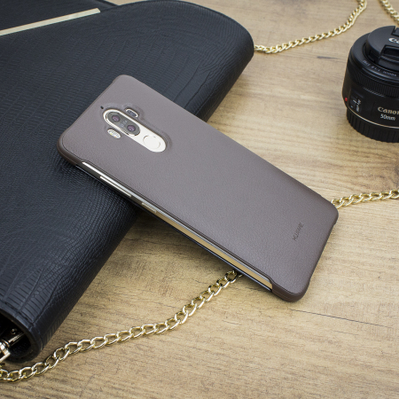Custodia A Portafoglio Flip Con Supporto Per Huawei Mate 9 - Pelle PU Con Slot Carte E Chiusura Magnetica