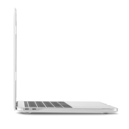 Coque MacBook Pro 13 sans Touch Bar Moshi iGlaze robuste – Transparent