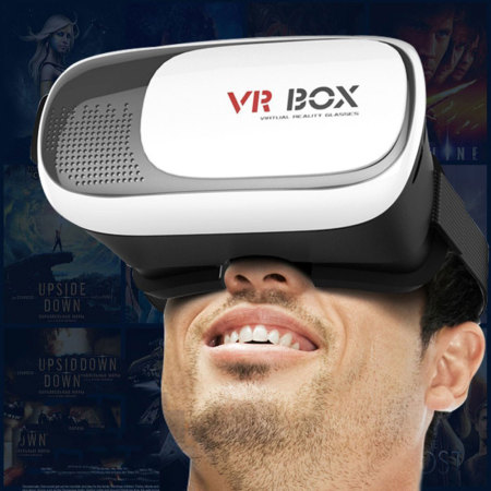 VR BOX Virtual Reality iPhone 7 Headset - Vit / Svart