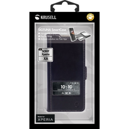 Krusell Sigtuna Sony Xperia XA Smart Window Case - Black
