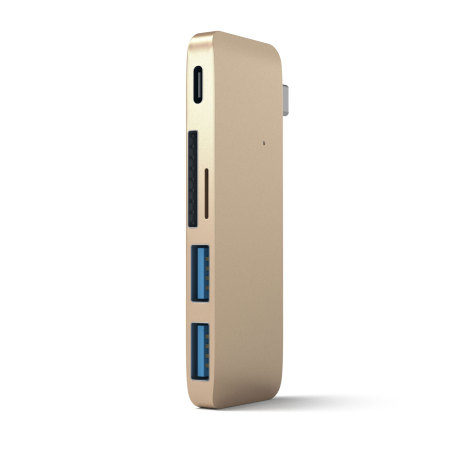 Satechi USB-C MacBook 12 inch Hub with USB Charging Ports - Gold