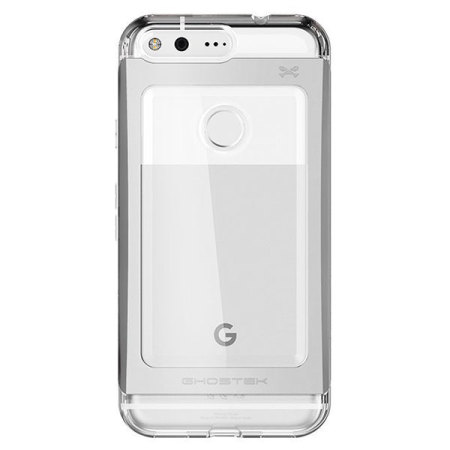 Ghostek Cloak 2 Google Pixel XL Aluminium Tough Case - Clear / Silver