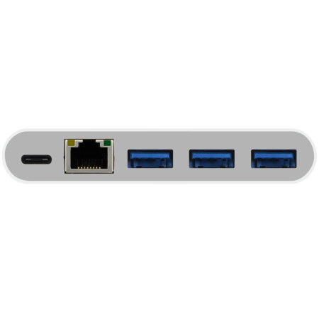 Macally USB-C 4-Port USB Hub & Ethernet Adapter