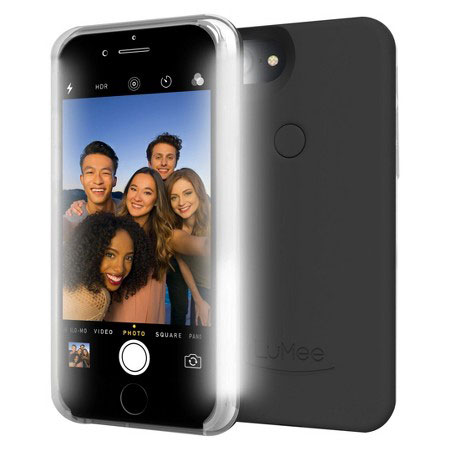 Coque iPhone 7 / 6S / 6 LuMee Two Selfie Light Case – Noire