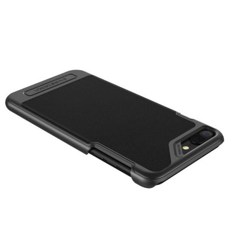 Funda de cuero para iPhone 7 Plus VRS Design Simpli Mod  - Negro