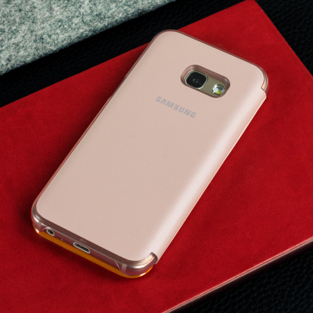 Officiële Samsung Galaxy A3 2017 Neon Flip Wallet Cover - Roze