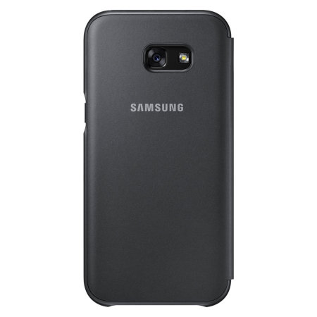 Funda Oficial Samsung Galaxy A5 2017 Neon Flip Wallet - Negra