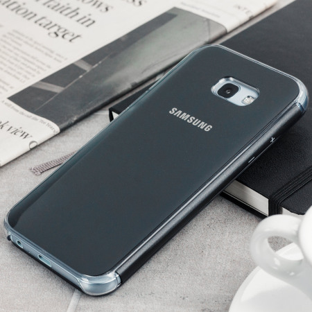 Official Samsung Galaxy A5 2017 Clear View Cover Deksel - Svart