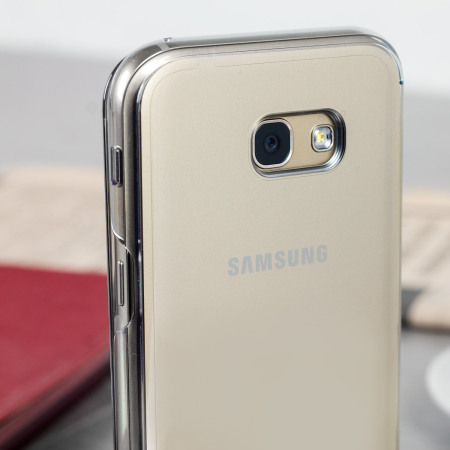 Officiële Samsung Galaxy A5 2017 Clear View Cover - Goud