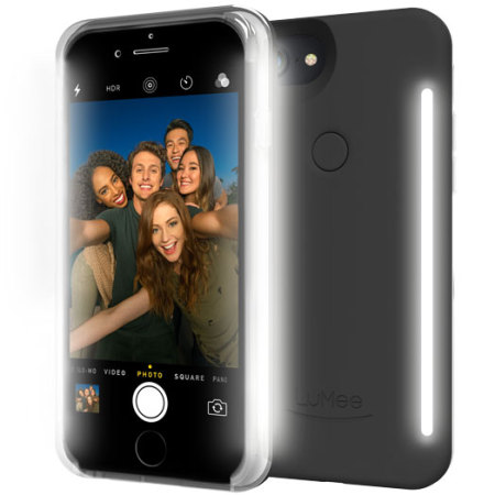 Funda iPhone 7/ 6S / 6 LuMee Duo con Luz reversible - Negra