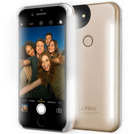 LuMee Duo Skal iPhone 7 / 6S / 6 Double-sided Selfie ljus - Guld