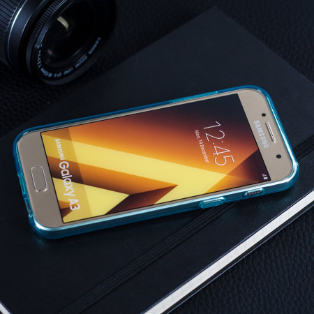 Olixar FlexiShield Samsung Galaxy A3 2017 Deksel - Blå
