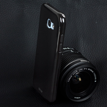 Olixar FlexiShield Samsung Galaxy A5 2017 Gel Case - Solid Black