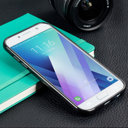 Coque Samsung Galaxy A5 2017 FlexiShield en gel – Noire