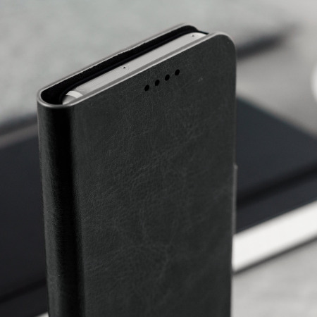 Olixar Leather-Style Samsung Galaxy A3 2017 Wallet Case - Black
