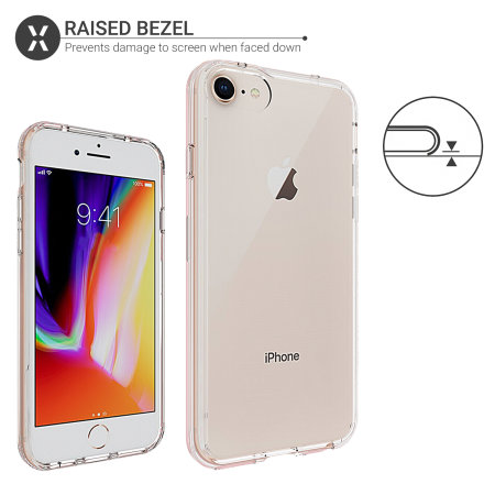 Coque iPhone 8 Olixar ExoShield Snap-on – Transparente