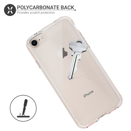 Coque iPhone 8 Olixar ExoShield Snap-on – Transparente