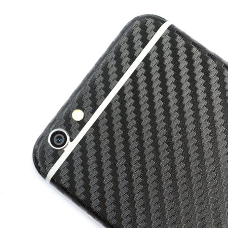 Easyskinz iPhone 6S / 6 3D Textured Carbon Fibre Skin - Black