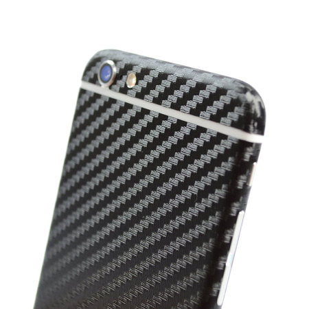 Easyskinz iPhone 6S / 6 3D Textured Carbon Fibre Skin - Black