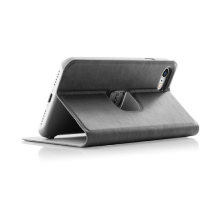 Odoyo Spin Folio iPhone 7 Flip Case - Quartz Grey