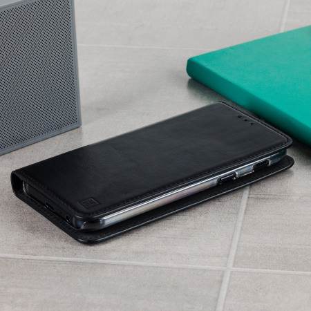 Olixar Genuine Leather Samsung Galaxy A5 2017 Wallet Case - Black