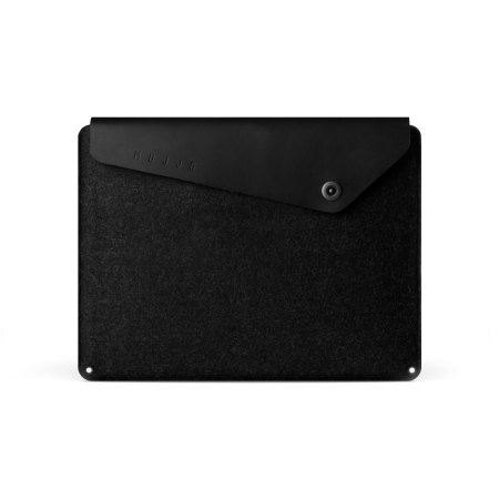Funda MacBook Pro 13 Touch Bar Mujjo Piel Genuina - Negra