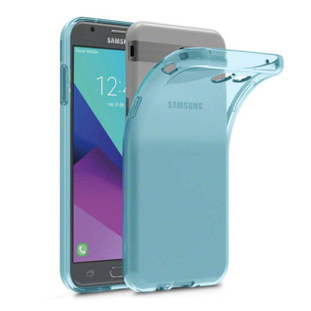 Olixar FlexiShield Samsung Galaxy J3 2017 Gel Case - Blue - US Version