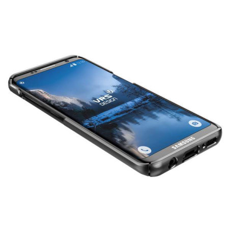 Funda cuero auténtico Samsung Galaxy S8 VRS Design Simpli Mod  - Negra