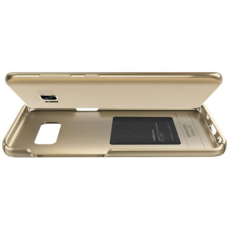 VRS Design Simpli Mod Lederlook Samsung Galaxy S8 Case - Bruin