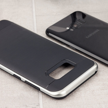 VRS Design High Pro Shield Series Galaxy S8 Case Hülle in Siber