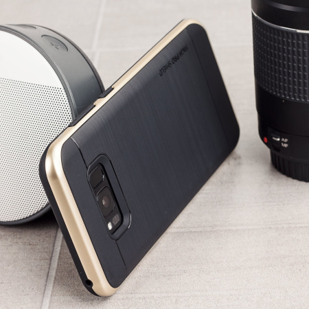 VRS Design High Pro Shield Samsung Galaxy S8 Case - Shine Gold