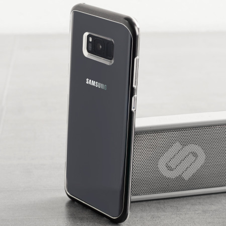 VRS Design Crystal Bumper Samsung Galaxy S8 Case - Steel Zilver