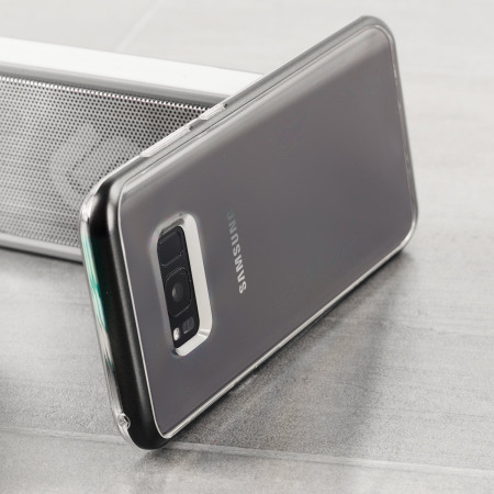 VRS Design Crystal Bumper Samsung Galaxy S8 Case Hülle in Steel Silber