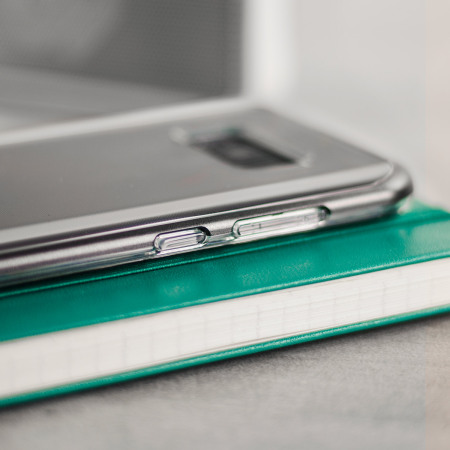 VRS Design Crystal Bumper Samsung Galaxy S8 Case - Steel Silver
