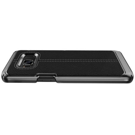 VRS Design Simpli Mod Leather-Style Samsung Galaxy S8 Plus Case -Black