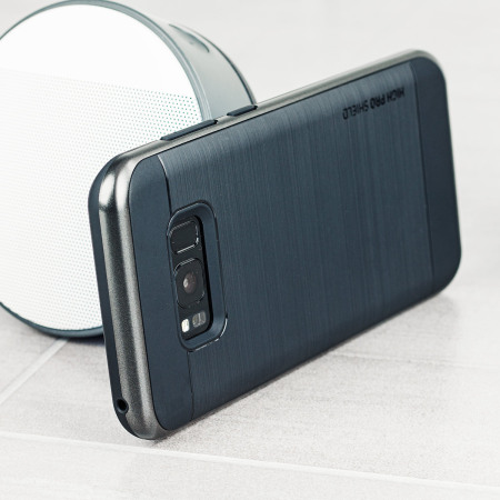 VRS Design High Pro Shield Samsung Galaxy S8 Plus Case - Donker Zilver