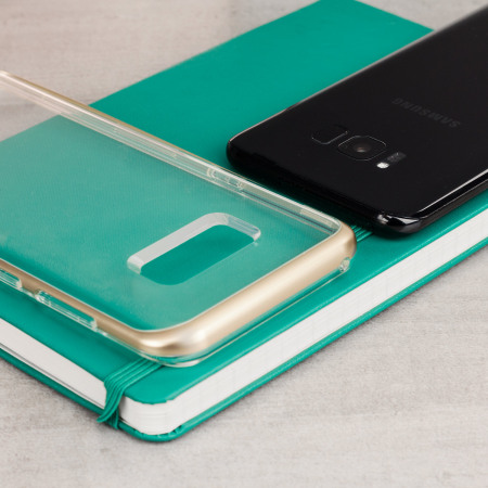 VRS Design Crystal Bumper Samsung Galaxy S8 Plus Case - Goud