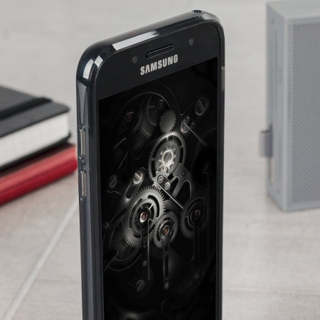 Funda Samsung Galaxy A3 2017 Rearth Ringke Fusion - Negra ahumada