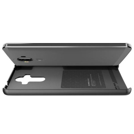 VRS Design Simpli Mod Lederlook Huawei Mate 9 Case - Zwart