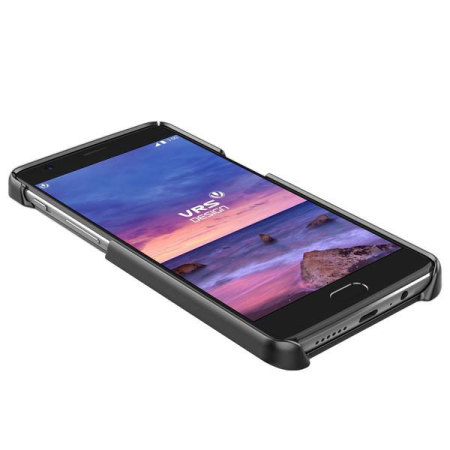 VRS Design Simpli Mod Lederlook OnePlus 3T / 3 Case - Zwart