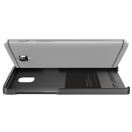 Coque OnePlus 3T / 3 VRS Design Simpli Mod Simili Cuir - Noire