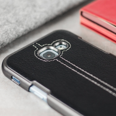 VRS Design Simpli Mod Leder-Style Samsung Galaxy A5 2017 Tasche - Schwarz