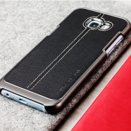 VRS Design Simpli Mod Leather-Style Samsung Galaxy A5 2017 Case- Black
