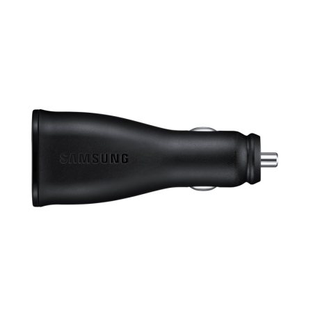 Official Samsung Adaptive Fast Car Charger w/ USB-C Cable - Dual