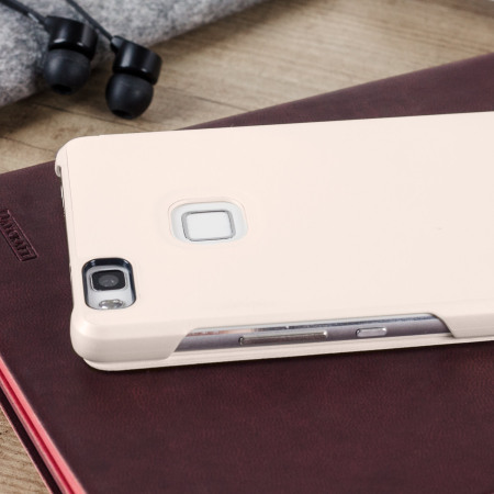 Flip Cover Huawei P9 Lite Officielle effet cuir – Or